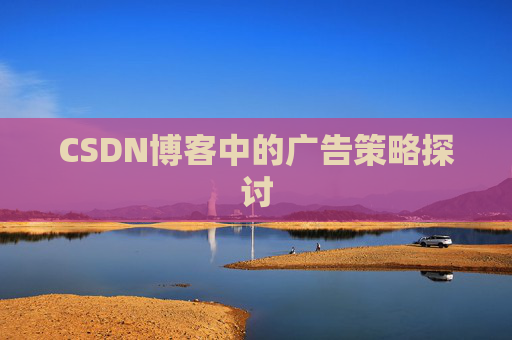 CSDN博客中的广告策略探讨